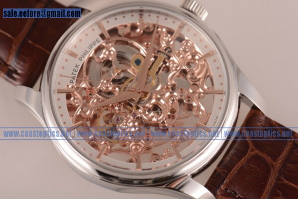 Replica Patek Philippe Complicated Skeleton Watch Steel Case 51844-1K-001 (GF)